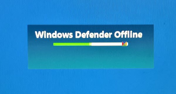Offline Scan using Windows Defender