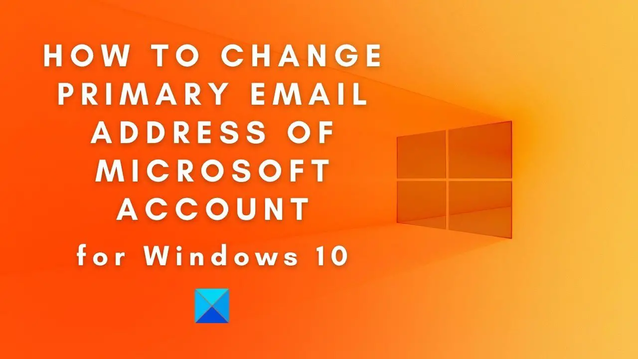 microsoft account changing email