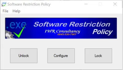 windows 10 software restriction policy