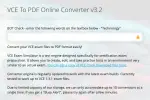 .vce to pdf converter