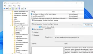 Block At First Sight Protection In Windows Defender On Windows 11/10