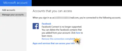 Remove Facebook Contacts & Birthdays From Calendar In Windows