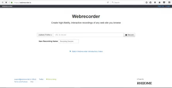 Webrecorder