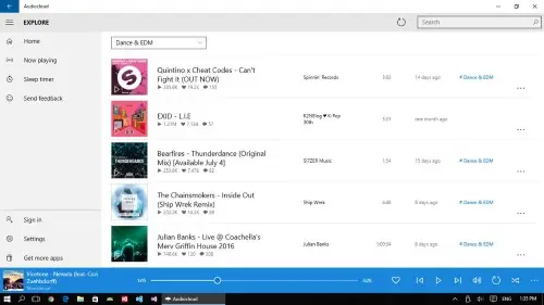 best music player for windows 10 audio