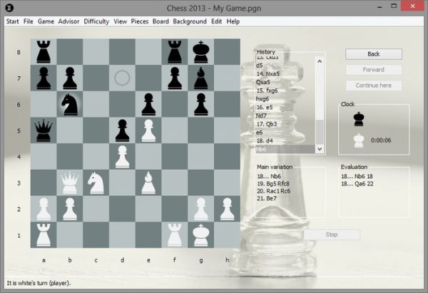 online chess to help in real games