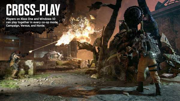 Microsoft Makes Gears Of War 4 Cross-Play Official