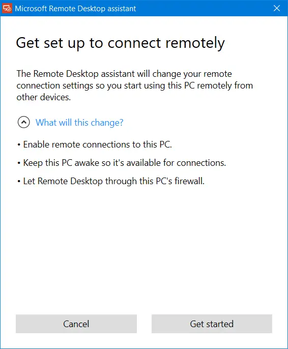 microsoft remote desktop assistant for windows 10 home cost