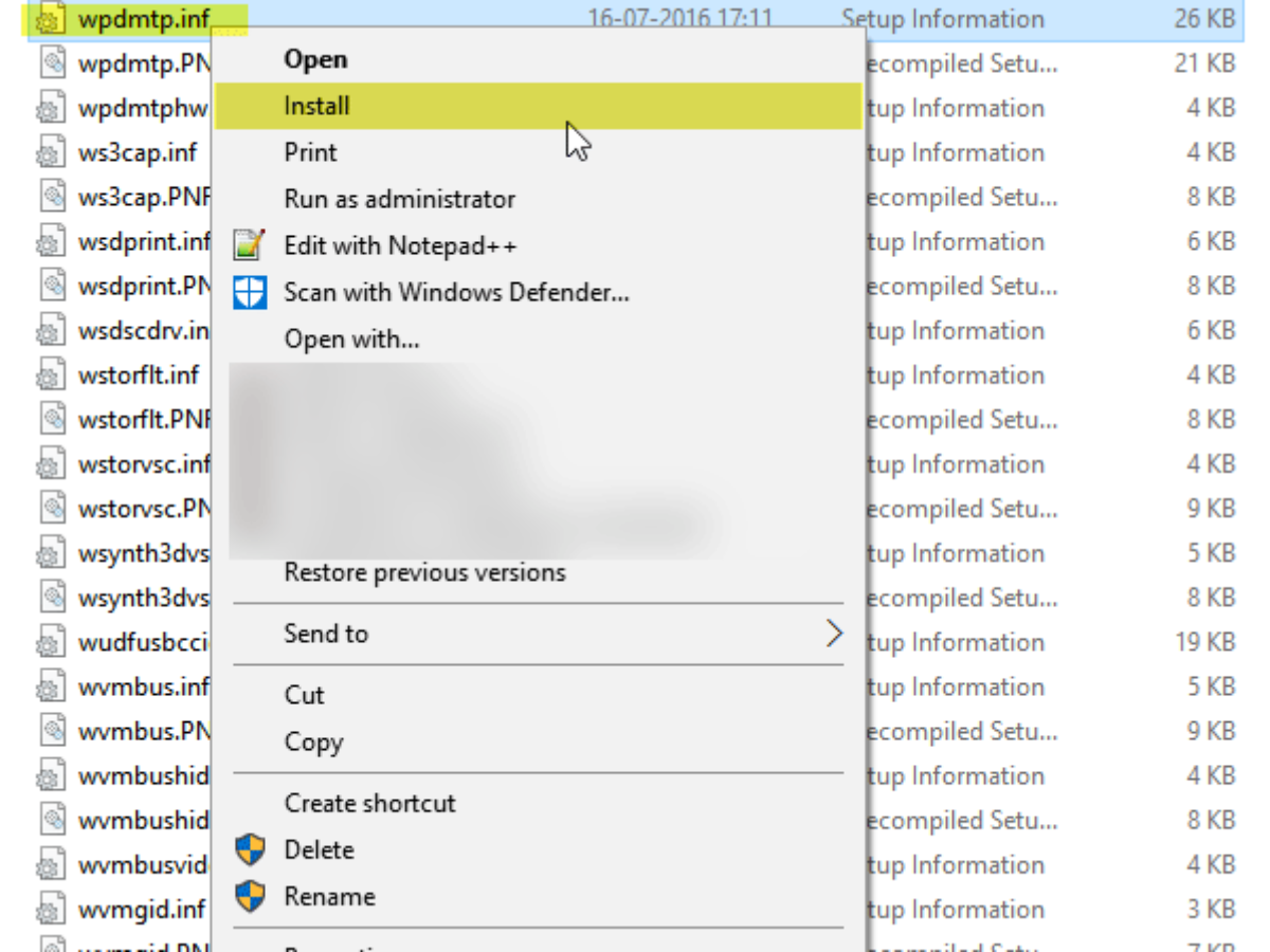 Mtp device driver download for windows 10