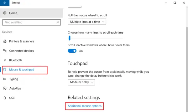 How to Reset Touchpad settings to default in Windows 11/10