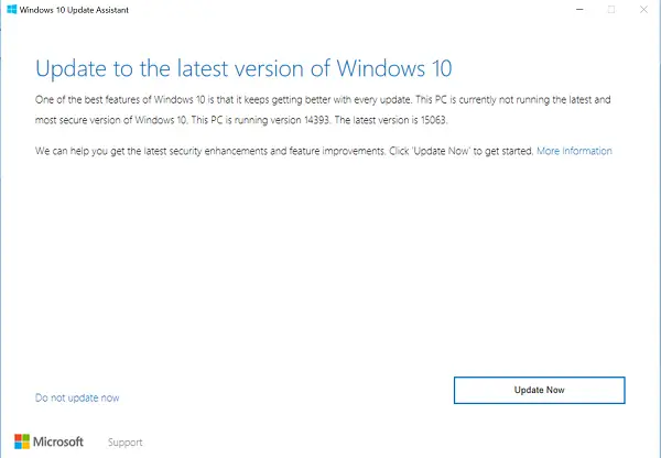 windows 10 update assistant free download