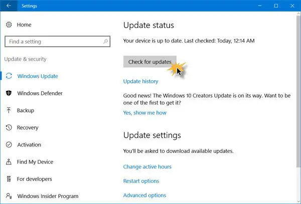 How to get the Windows 10 Fall Creators Update