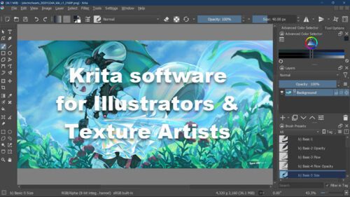 Krita is a free Painting software for Illustrators and Texture Artists