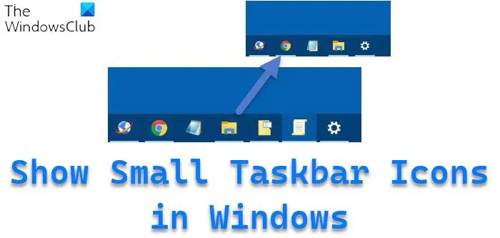 Comment Afficher Les Petites Icônes De La Barre Des Tâches Dans Windows 11