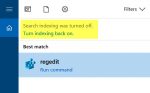 Search Indexing was turned off in Windows 11/10