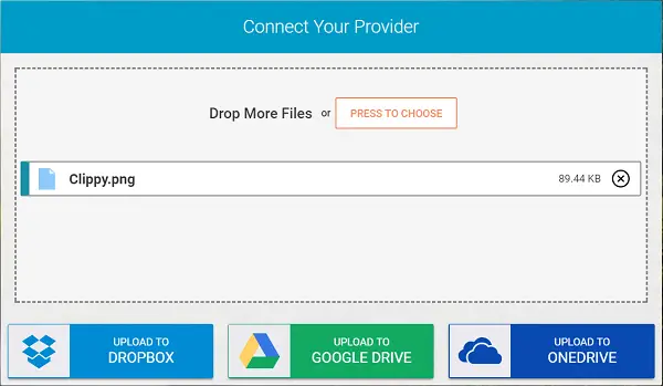 Transfer files via Cloud Storage using Encryption with Whisply