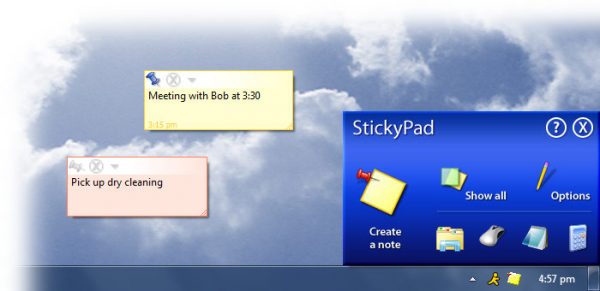 sticky notes in mac desktop