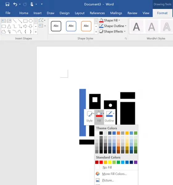 How to convert SVG icons to Shapes using Microsoft Word - 1