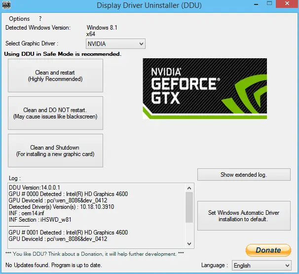 NVIDIA Kernal Mode Driver has stopped responding