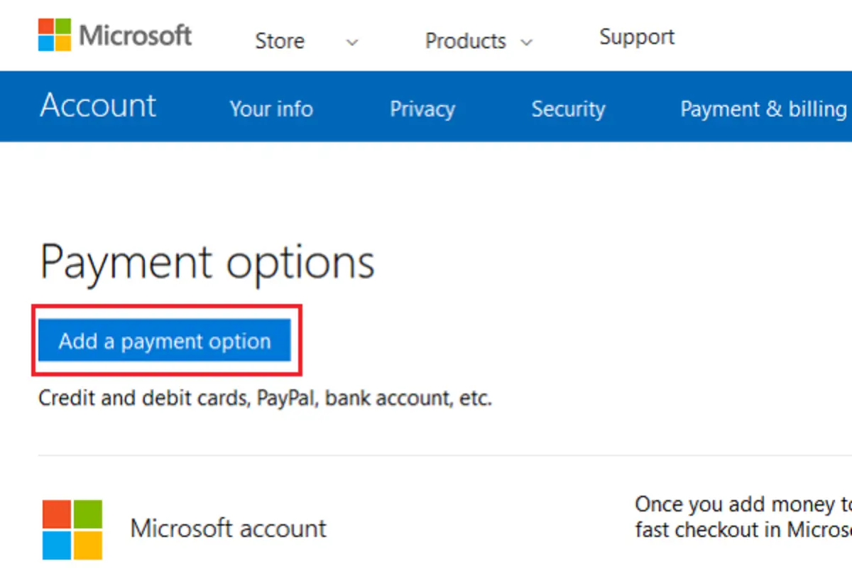 buy microsoft gift card with paypal