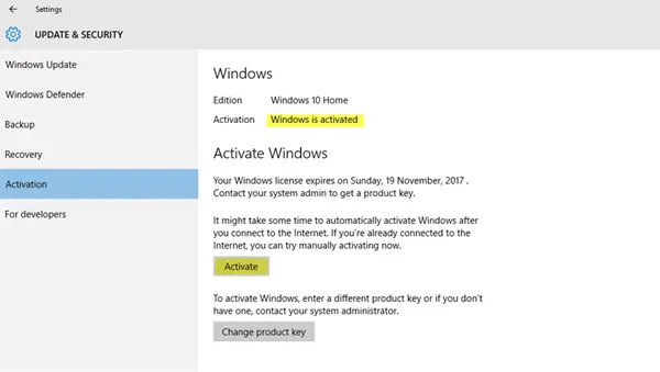 Windows 10 Ne Cesse De Demander L'Activation