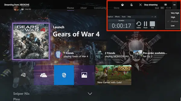 How to record a gameplay video on Xbox One