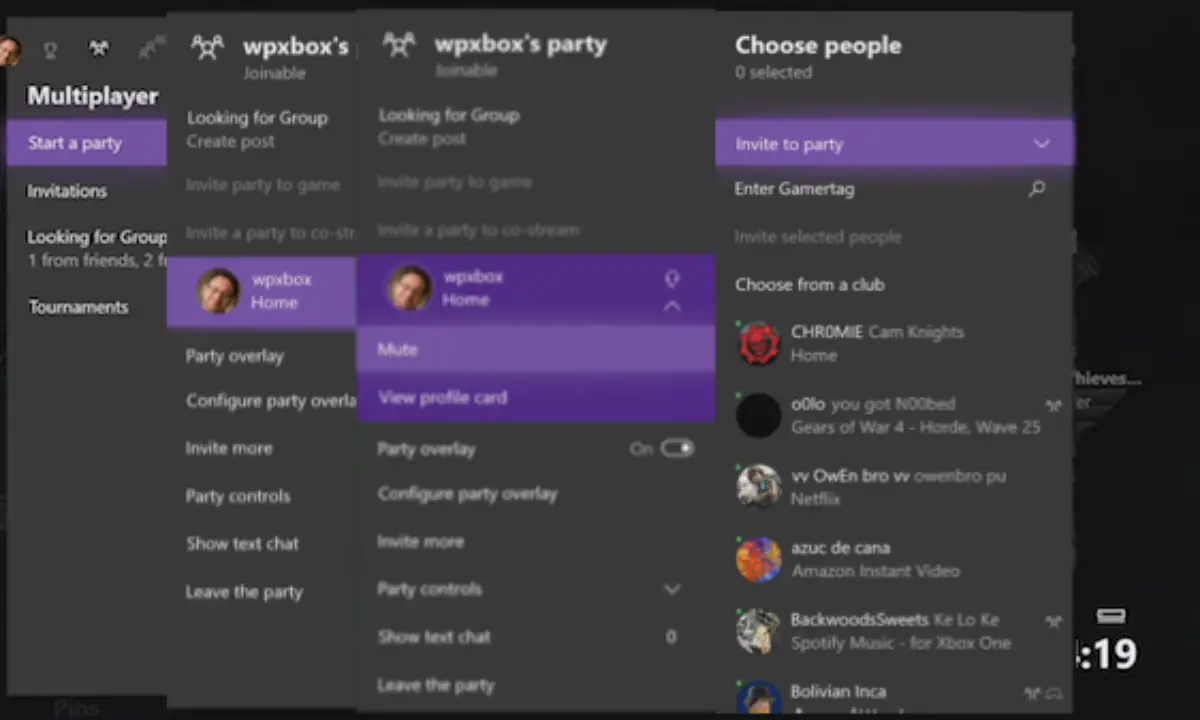 How To Use Party Chat On Xbox One Windows 10 Android And Ios - roblox games on xbox that you can chat in