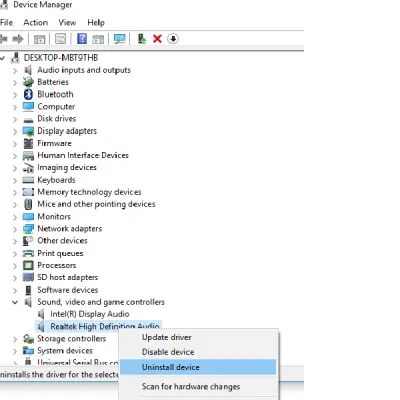 install realtek hd audio driver with cab file