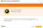 norton remove and reinstall did not reinstall