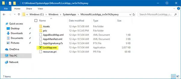 Qu'est-Ce Que Lockapp.exe Sous Windows 11/10 ?