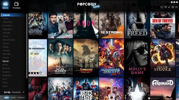 Popcorn Time Vous Permet De Regarder Des Films Et Des Émissions De Télévision Sans Téléchargement