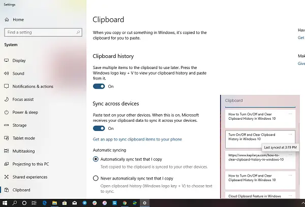 How to Turn On Off and Clear Clipboard History in Windows 11 10 - 89