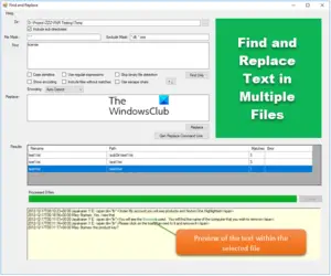 Find And Replace Text In Multiple Files In Bulk On Windows 11/10