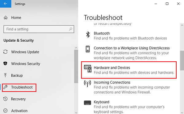 laptop keyboard not working windows 10