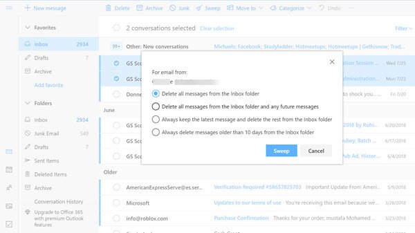 organize-outlook-inbox-with-archive-sweep-and-move-tools