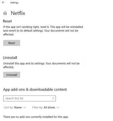 Fix Netflix app not working on Windows 11/10