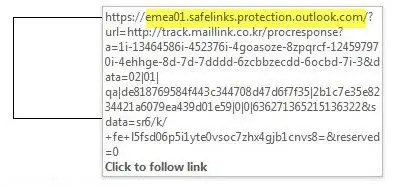 Safelinks Protection Outlook