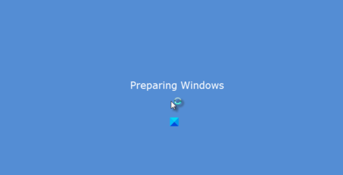 wwindows 10 reset this pc stuck at preparing windows