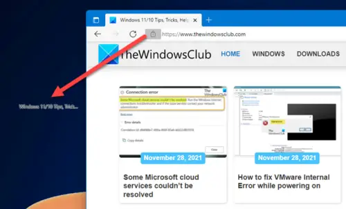 How To Make A Website Shortcut On Desktop Microsoft Edge