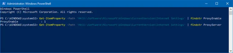 reset network settings windows 10 powershell