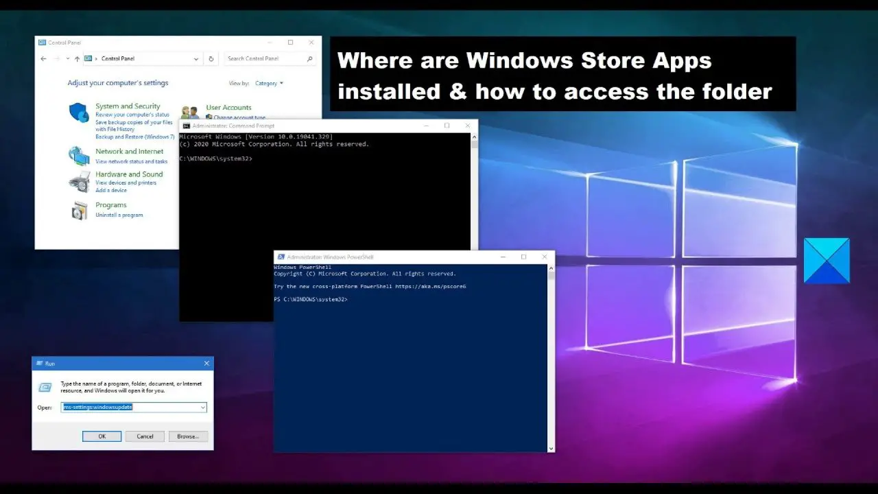 where are microsoft store apps installed