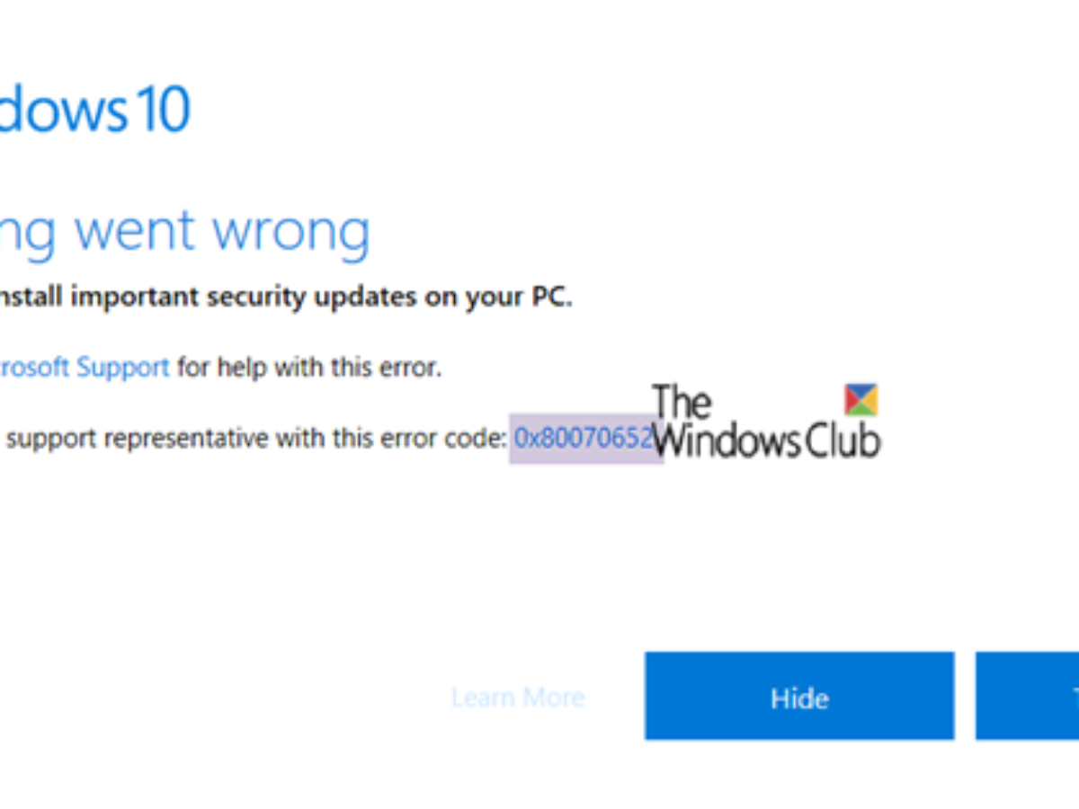 Fix Windows 10 Update Error 0x