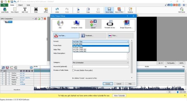 Express Animate: A free video editor & animation software for Windows