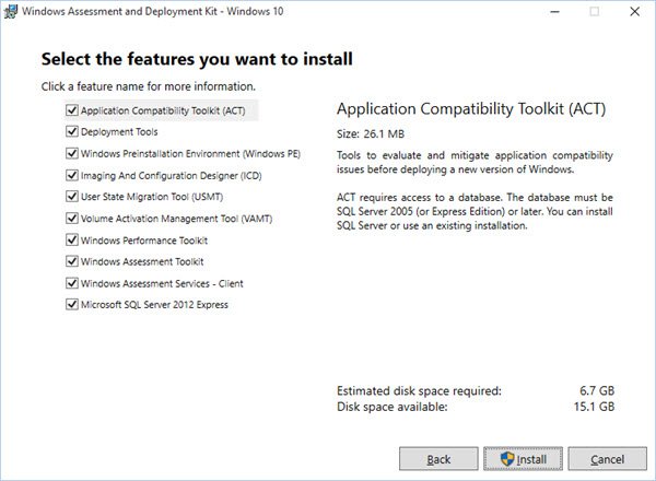 New features Windows ADK for Windows 10 v1809 - 56