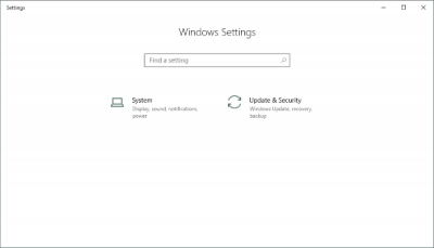 windows settings blocker