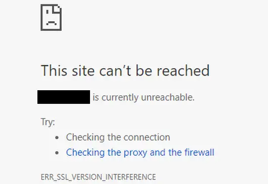  occurs when Google Chrome spider web browser is trying to charge a website amongst SSL protocol only i Fix ERR_SSL_VERSION_INTERFERENCE fault on Google Chrome