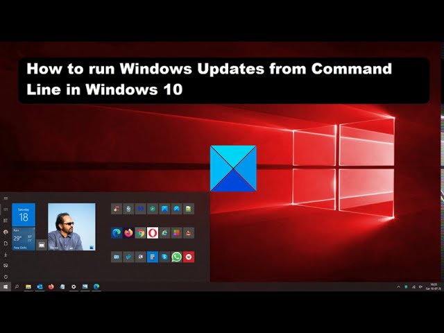 How To Run Windows Updates From Command Line In Windows 10