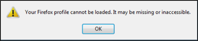 Caching inwards Windows as well as other operating systems is used to heighten the surgery of appli Your Firefox profile cannot live on loaded, It may live on missing or inaccessible