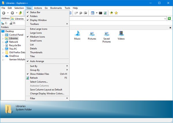 windows file explorer export list