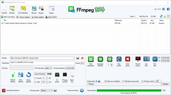 ffmpeg batch convert files windows