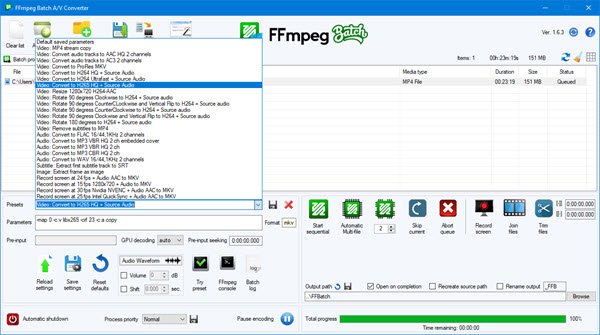 ffmpeg copy video and audio